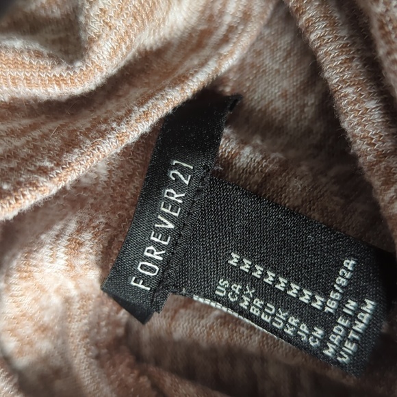 Forever 21 Size M Long sleeve Brown Dress - Picture 4 of 4